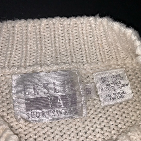 v i n t a g e :: Chunky Aztec Oversized Abstract Retro Knit Sweater - Picture 9 of 14